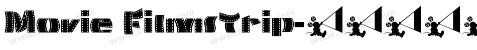 Movie Filmstrip字体转换